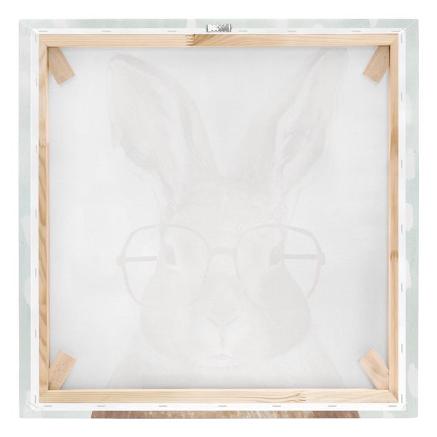 quadros em tela Animals With Glasses - Rabbit