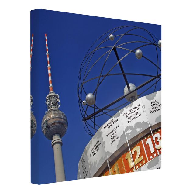 Telas decorativas cidades e paisagens urbanas Berlin Alexanderplatz