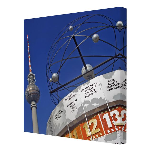 quadros decorativos para sala modernos Berlin Alexanderplatz