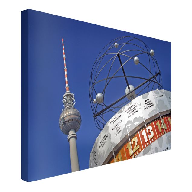 Telas decorativas cidades e paisagens urbanas Berlin Alexanderplatz