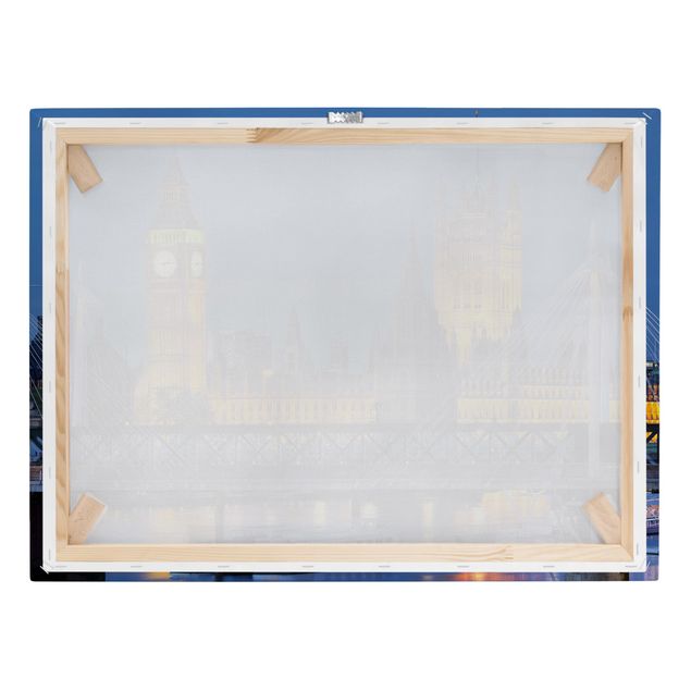 Quadros de Rainer Mirau Big Ben And Westminster Palace In London At Night