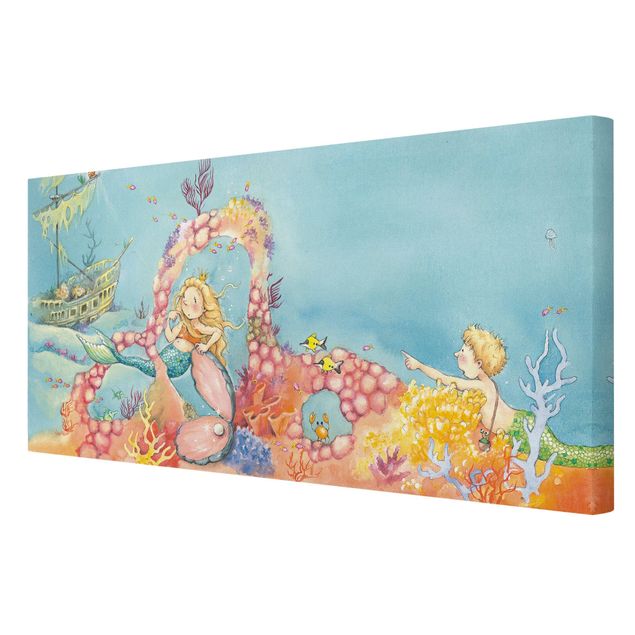 decoração quadros Matilda The Little Mermaid - Bubble The Pirate