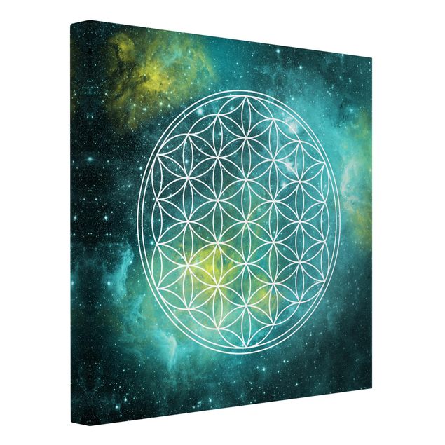 Quadros padrões Flower Of Life In Starlight