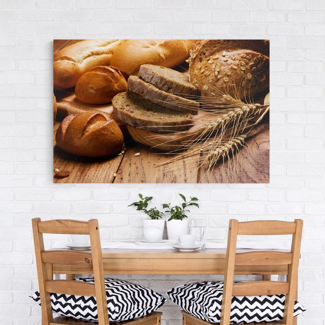 quadros decorativos para sala modernos German Bread
