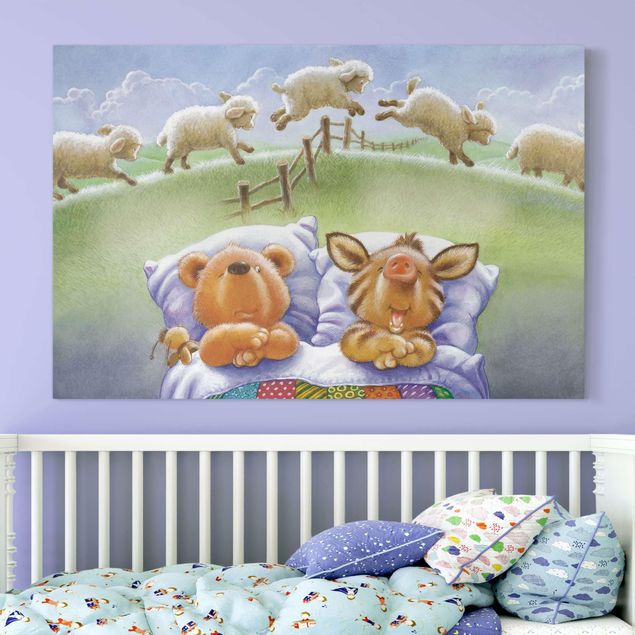 Decoração para quarto infantil Buddy Bear - Counting Sheep
