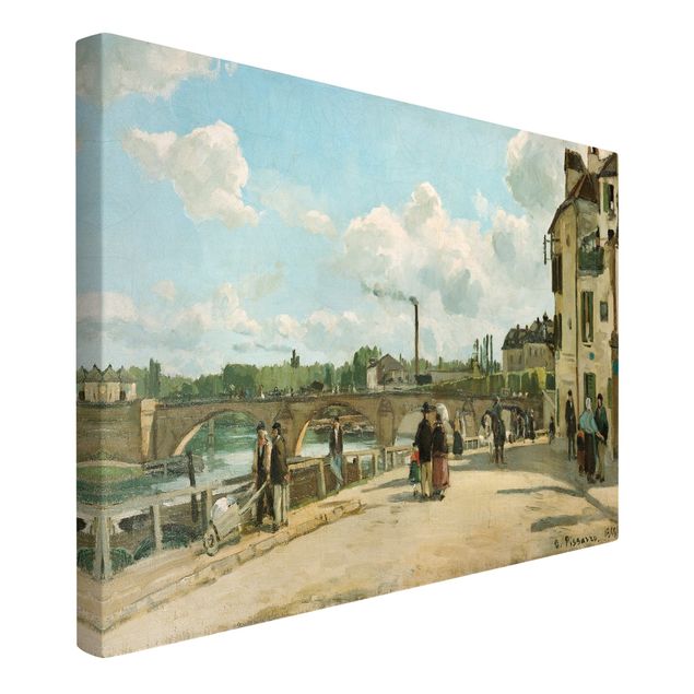 Quadros movimento artístico Romantismo Camille Pissarro - View Of Pontoise