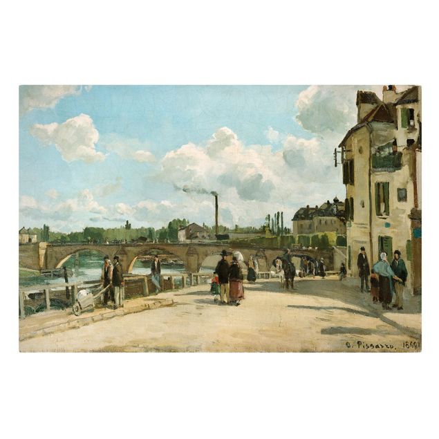 Quadros movimento artístico Pós-impressionismo Camille Pissarro - View Of Pontoise