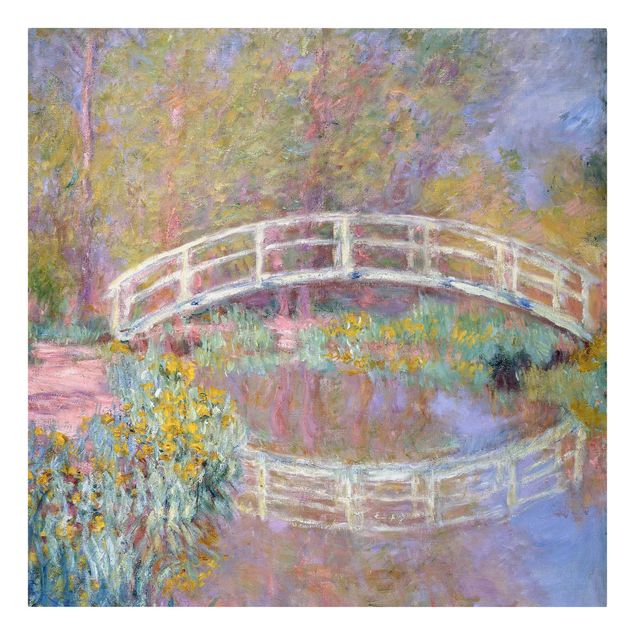 Telas decorativas flores Claude Monet - Bridge Monet's Garden