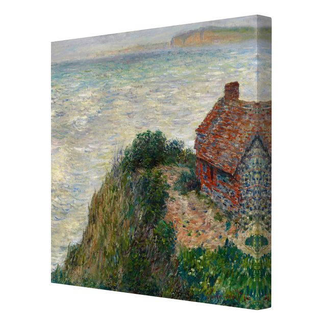 Quadros praia Claude Monet - Fisherman's house at Petit Ailly