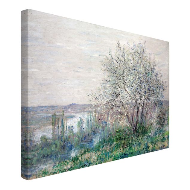 Quadros árvores Claude Monet - Spring in Vétheuil