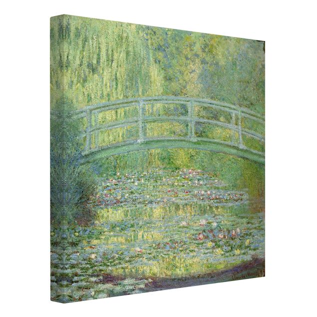 Telas decorativas cães Claude Monet - Japanese Bridge