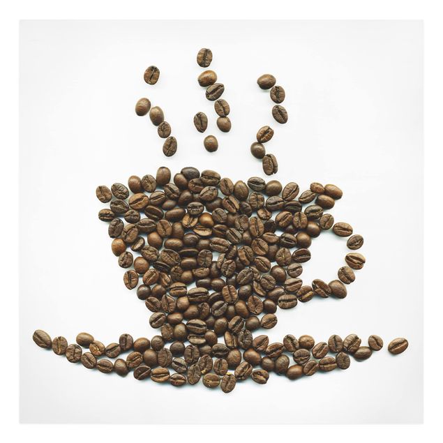 decoração quadros Coffee Beans Cup