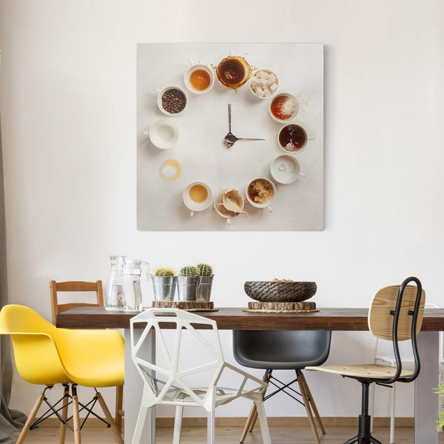 quadros decorativos para sala modernos Coffee Time