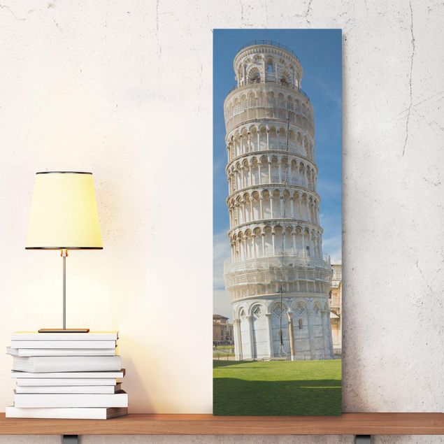 Telas decorativas cidades e paisagens urbanas The Leaning Tower of Pisa