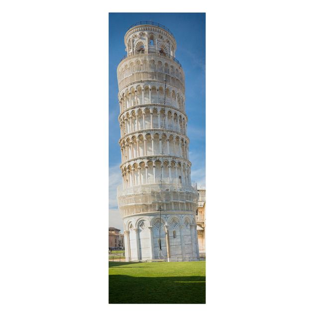 quadros decorativos para sala modernos The Leaning Tower of Pisa
