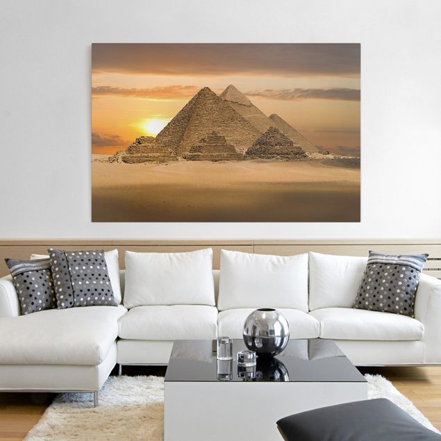 Telas decorativas pôr-do-sol Dream of Egypt