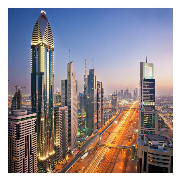 Telas decorativas cidades e paisagens urbanas Dubai