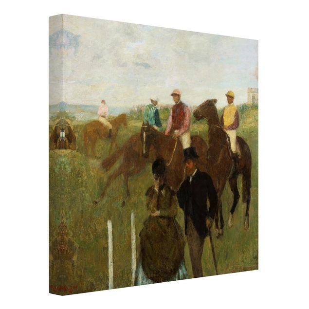 Quadros por movimento artístico Edgar Degas - Jockeys On Race Track
