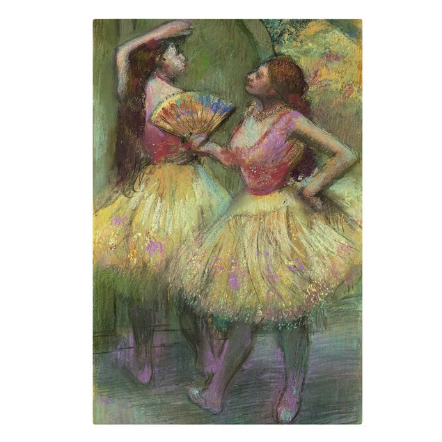 Telas decorativas réplicas de quadros famosos Edgar Degas - Two Dancers Before Going On Stage