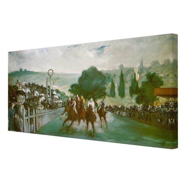 Quadros por movimento artístico Edouard Manet - Races At Longchamp
