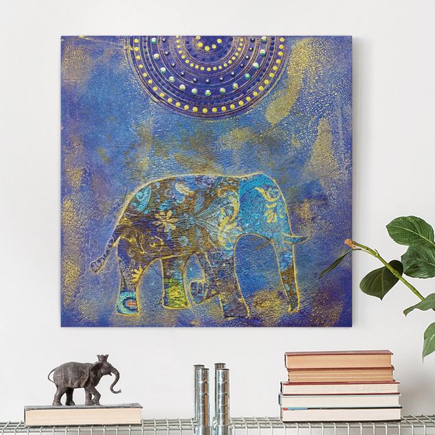 Telas decorativas elefantes Elephant In Marrakech