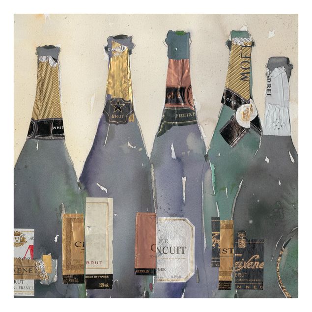 quadros em tela Uncorked - Champagne