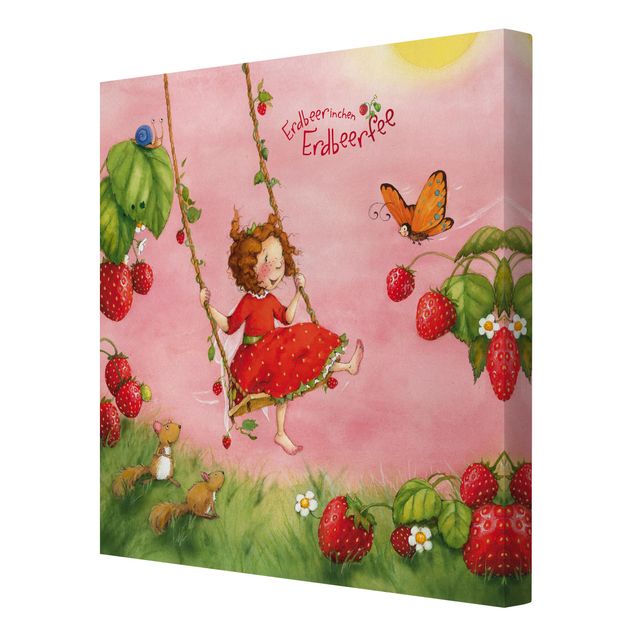 decoração quadros Little Strawberry Strawberry Fairy - Tree Swing