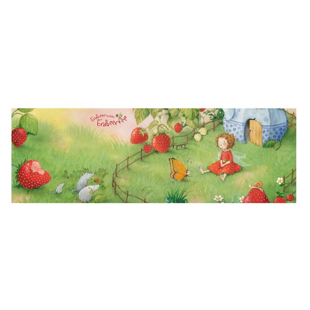decoração quadros Little Strawberry Strawberry Fairy - In The Garden