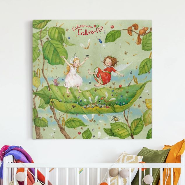Decoração para quarto infantil Little Strawberry Strawberry Fairy - Trampoline