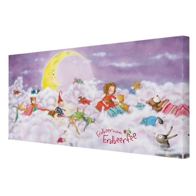 telas decorativas para paredes Little Strawberry Strawberry Fairy - Above The Clouds