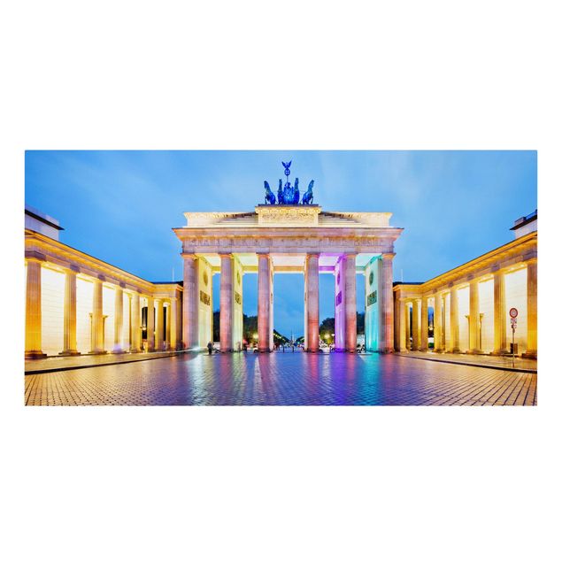 Quadros 3D Illuminated Brandenburg Gate