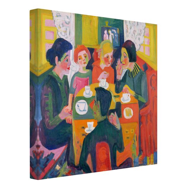 Telas decorativas réplicas de quadros famosos Ernst Ludwig Kirchner - Coffee Table