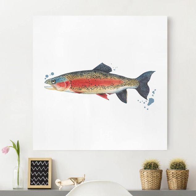 Telas decorativas peixes Color Catch - Trout