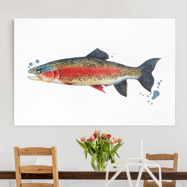 Telas decorativas peixes Color Catch - Trout