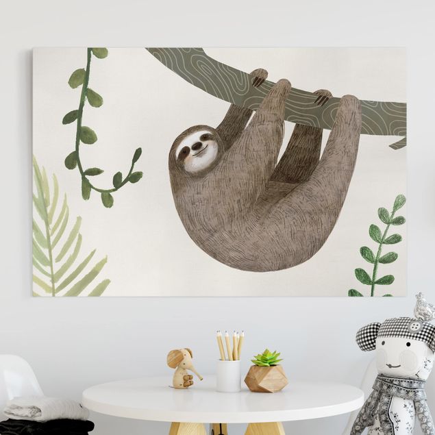 Decoração para quarto infantil Sloth Sayings - Hang