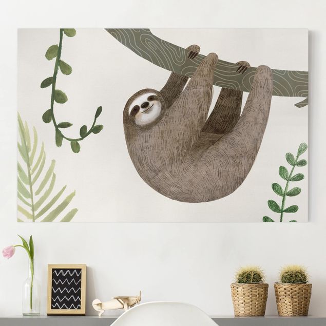 Telas decorativas frases Sloth Sayings - Hang