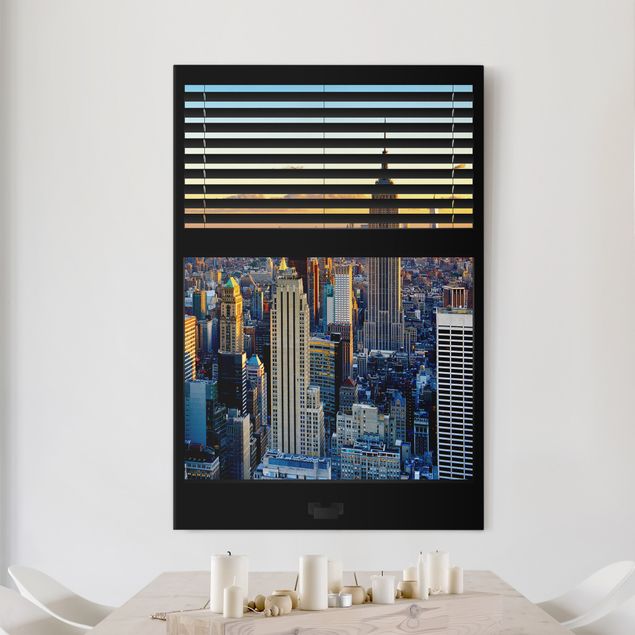 decoraçoes cozinha Window View Blinds - Sunrise New York