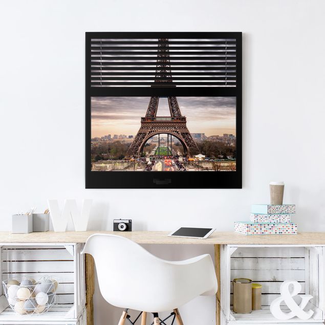Quadros Paris Window Blinds View - Eiffel Tower Paris