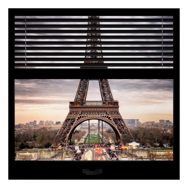 Quadros cidades Window Blinds View - Eiffel Tower Paris