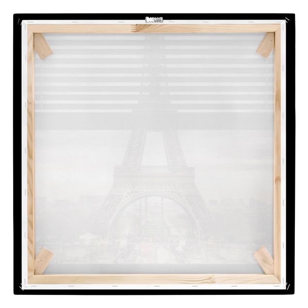 decoração quadros Window Blinds View - Eiffel Tower Paris