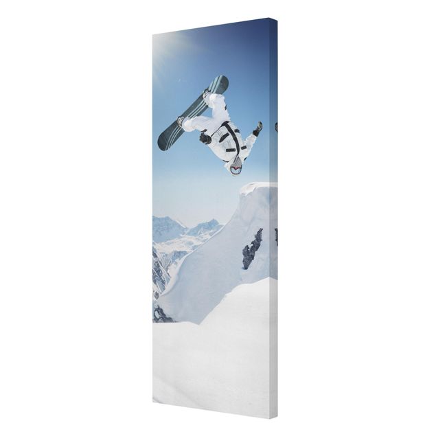 decoração quadros Flying Snowboarder