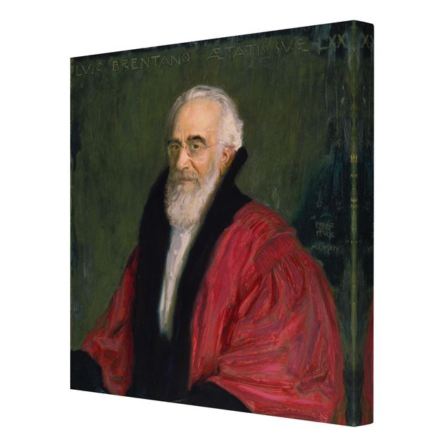 Quadros retratos Franz von Stuck - Portrait of Lujo Brentano