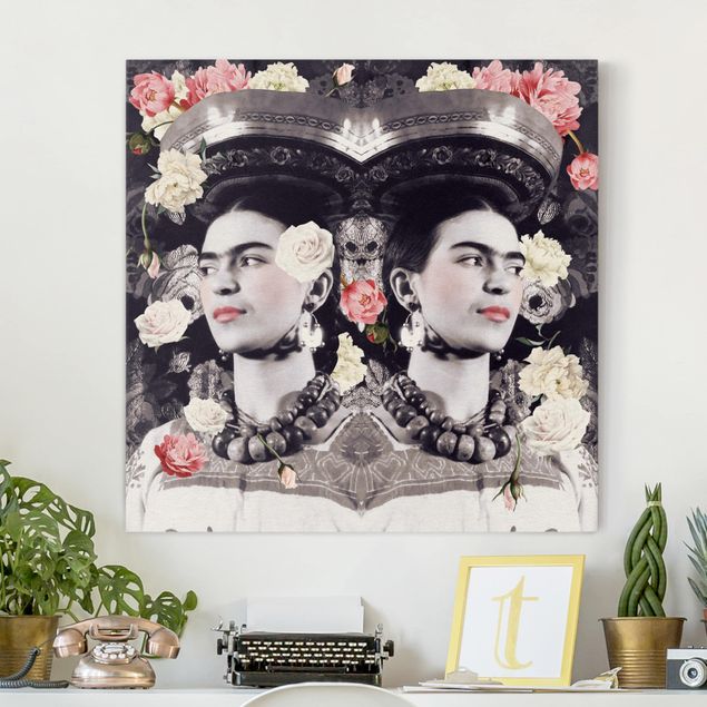 decoraçao cozinha Frida Kahlo - Flower Flood