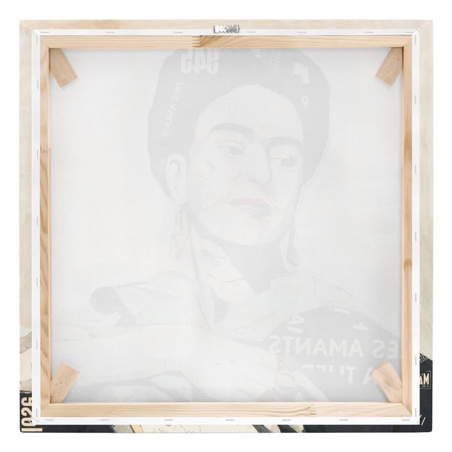 quadros em tela Frida Kahlo - Collage No.4