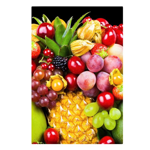 Telas decorativas legumes e fruta Fruit Bokeh