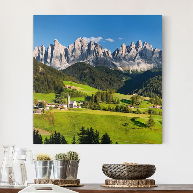 decoraçao para parede de cozinha Odle In South Tyrol