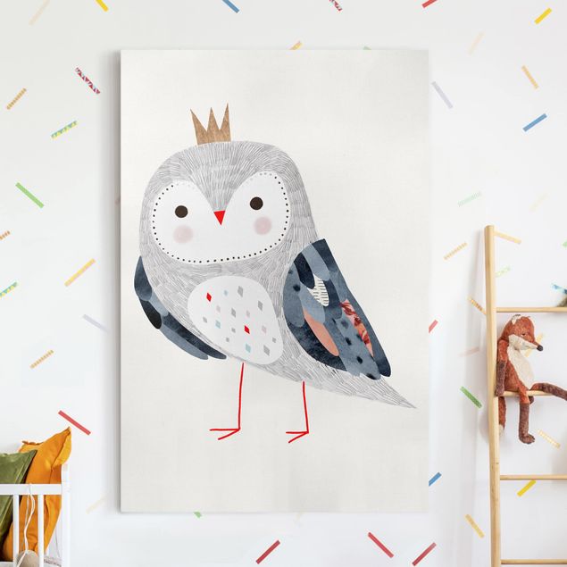 Decoração para quarto infantil Crowned Owl Light