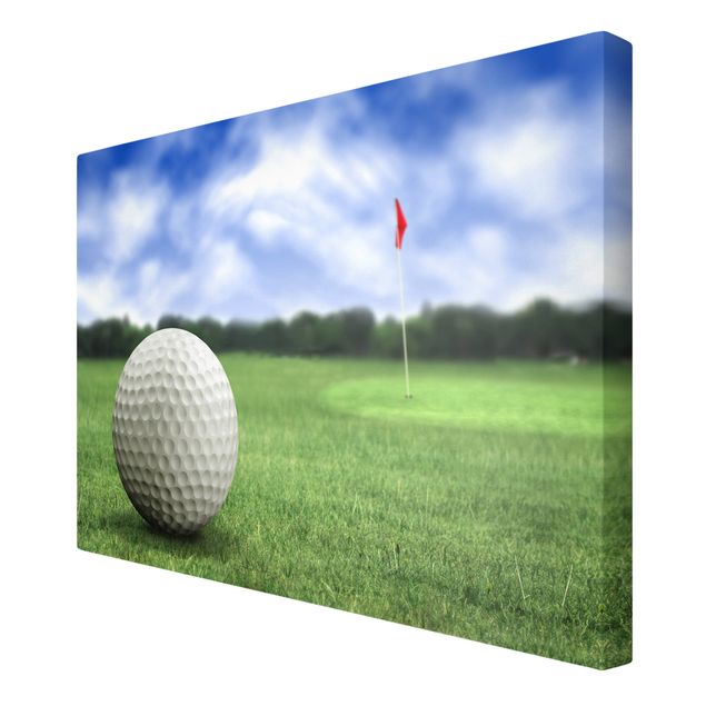 quadros em tela Golf ball