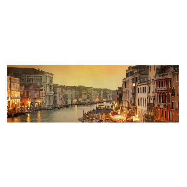Telas decorativas cidades e paisagens urbanas Grand Canal Of Venice