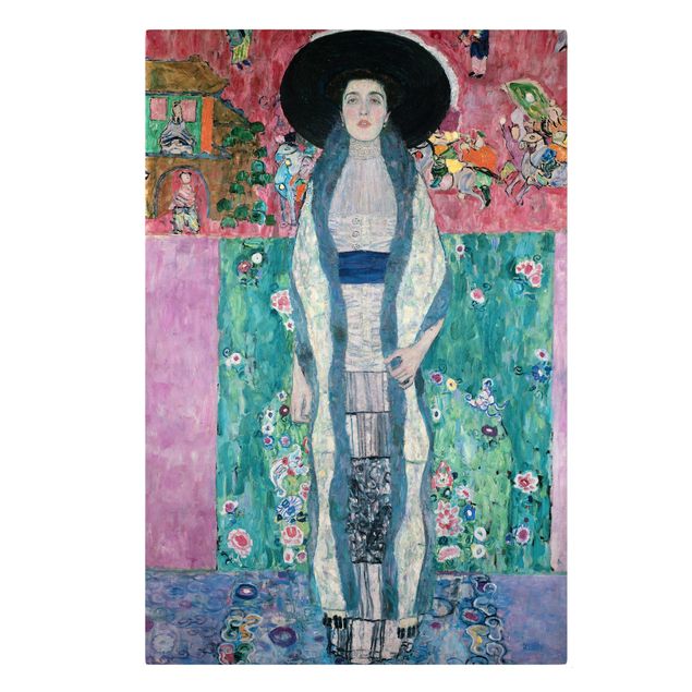 Quadros famosos Gustav Klimt - Portrait Adele Bloch-Bauer II